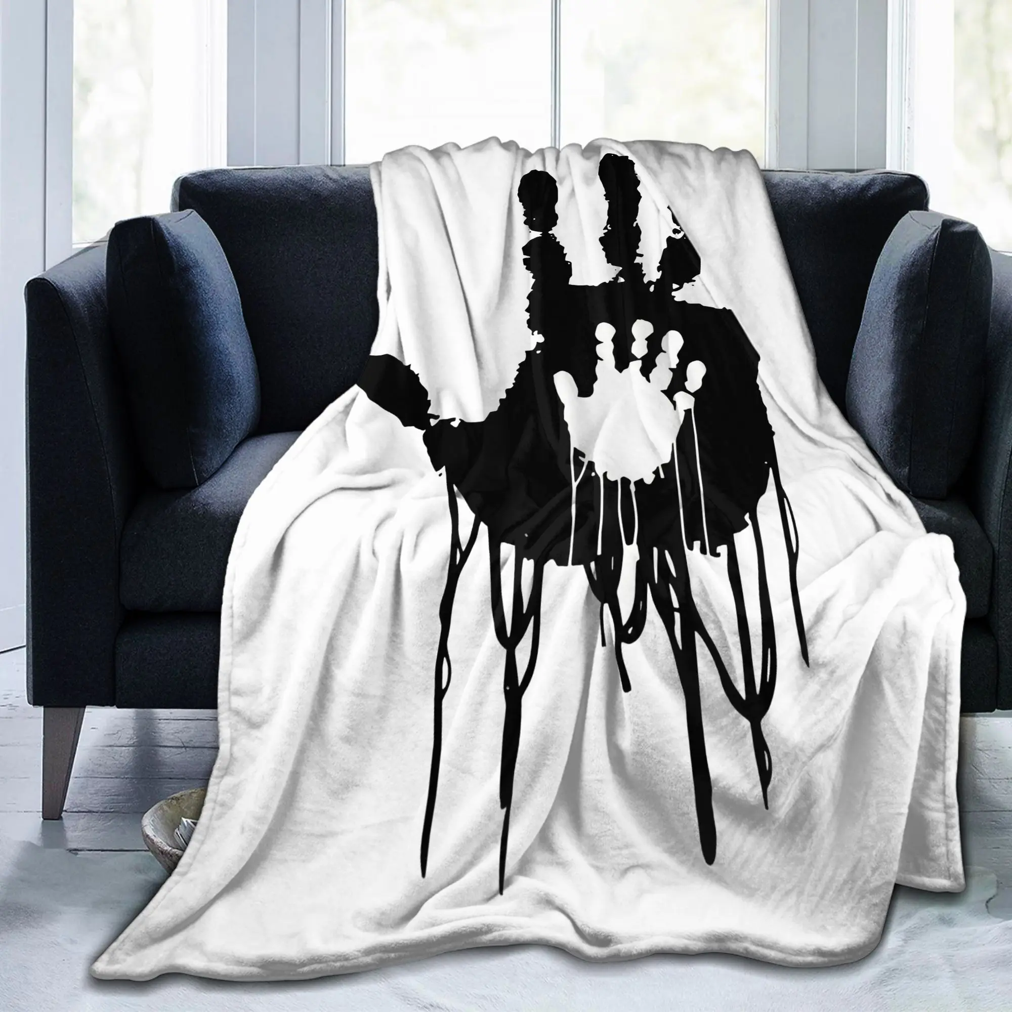 Death Stranding 2 Hands New Series Blanket Video Game Flannel Throw Blankets Airplane Travel Printed Soft Warm Portable Quilt
