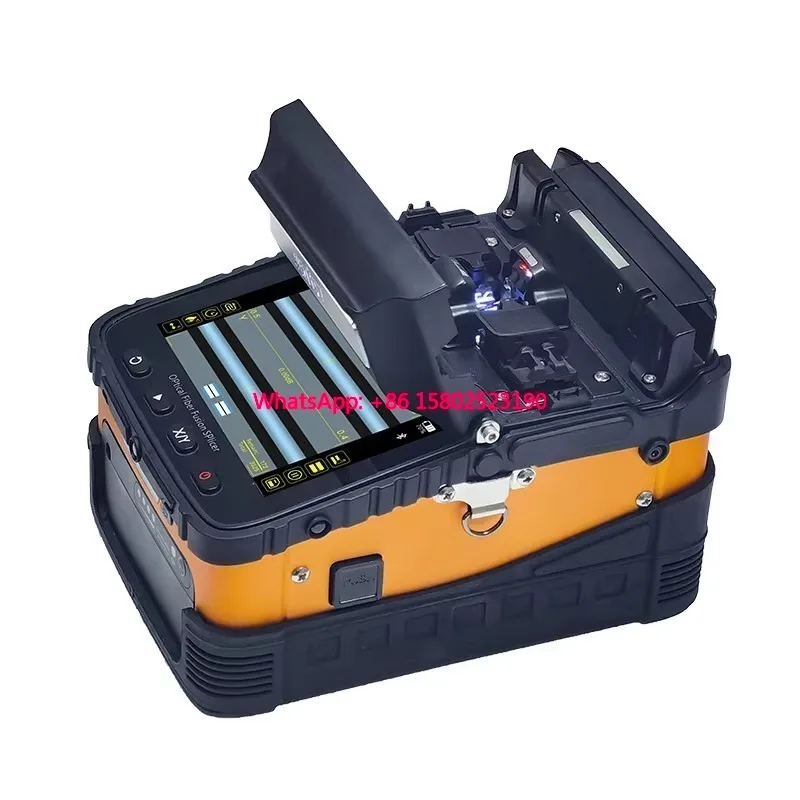 Fiber Fusion Splicing Machine Automatic Intelligent AI-5 PRO Six Motors Arc Trunk Optical Signal Fire Ai-5 Optic Fusion Splicer