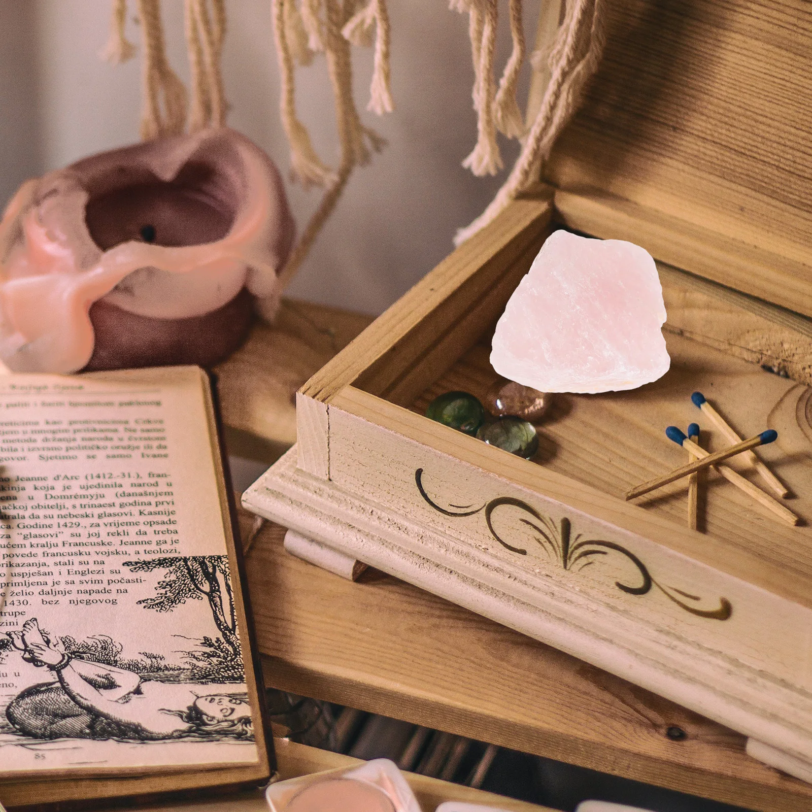 

Aesthetic Crystal Stone Quartz Rough Unique Hue Home Office Decor Small Crystals Clear Ornament Table