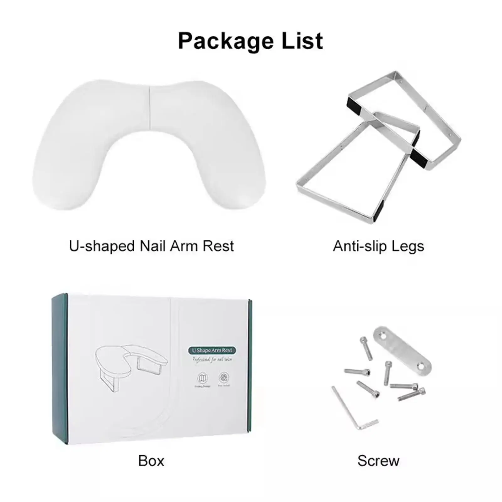 U forma braço resto manicure braço almofada acessórios respirável portátil