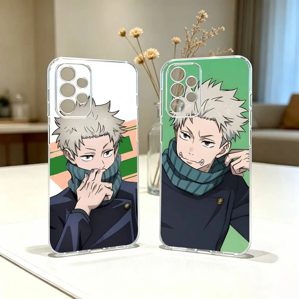 

Anime T-Toge I-Inumaki Phone Case Transparent Silicone Soft For Samsung S25,S24,S21,S22,S23,S30,Ultra,S20,Plus,Fe