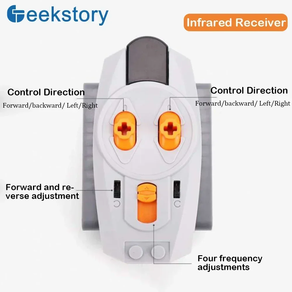 Technical MOC Power functions Parts Infrared Remote Control Receiver Set 8879 8884 for Building Blocks Toy view 2