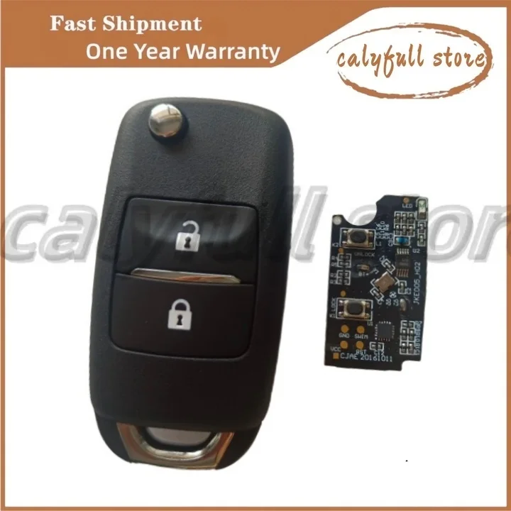 

Original Flip Folding Remote Car Key FOB 2 Buttons For Changan Chana CX-70 CX70 433Mhz FSK FCC ID: 4280050-BB05