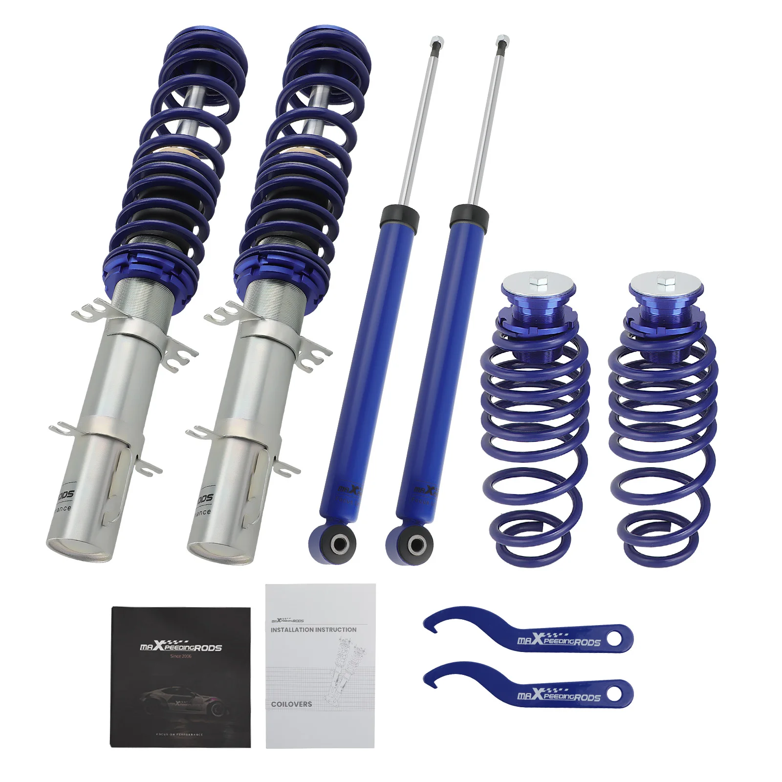 Coilover Suspension Lowering Kit for VW Golf Mk4 1J1 2WD 1998-2005 Seat Leon 1M1 Coilovers Shocks Struts