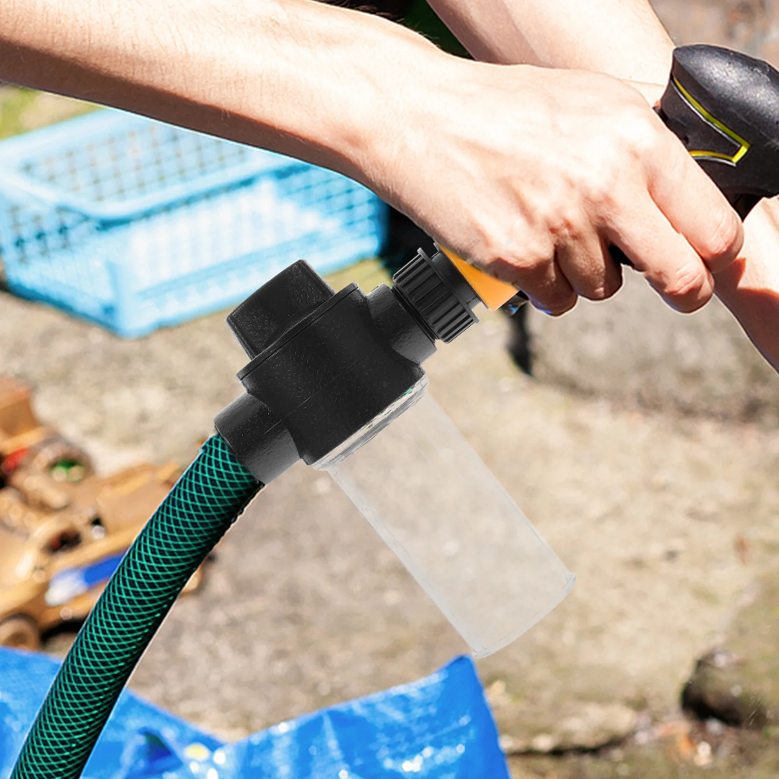 Conjunto de pistola de água para lavagem de carro, alta pressão, bomba pulverizadora de espuma para máquina de lavar, bicicleta, banheiro, cozinha, caminho, varanda