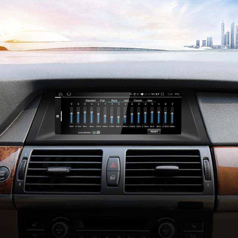 STWEI 2025 جديد كوالكوم سنابدراجون 665 6125 أندرويد السيارات CarPlay شاشة الوسائط المتعددة لسيارات BMW X5 X6 E70 E71 نظام تحديد المواقع نافي بلوتوث DSP #4
