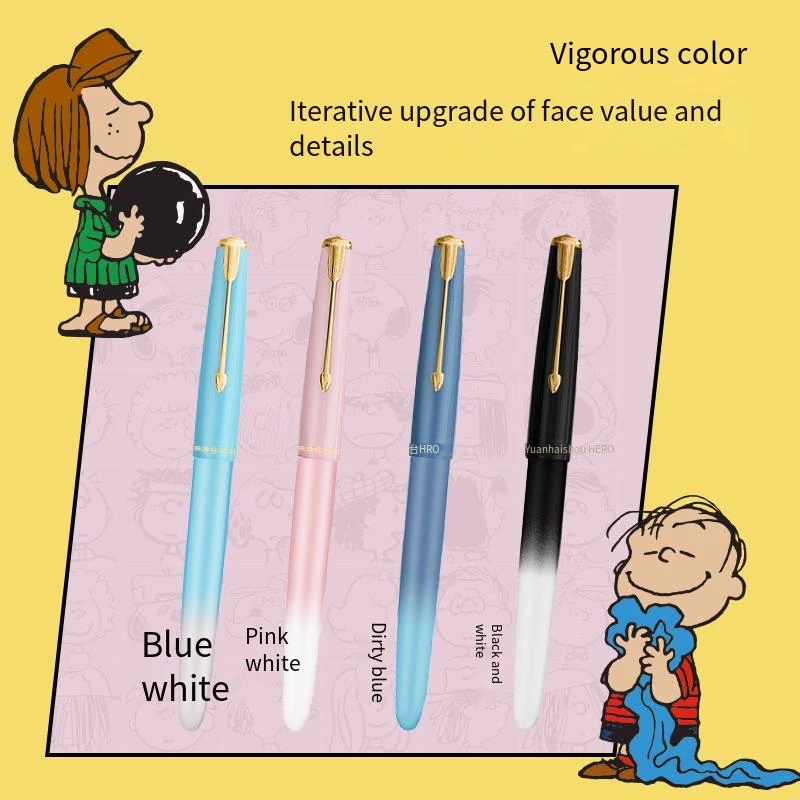 قلم حبر لطيف سنوبي هيرو 616 - مثالي للأطفال والطلاب، ممارسة الكتابة اليدوية، كتابة مريحة #3