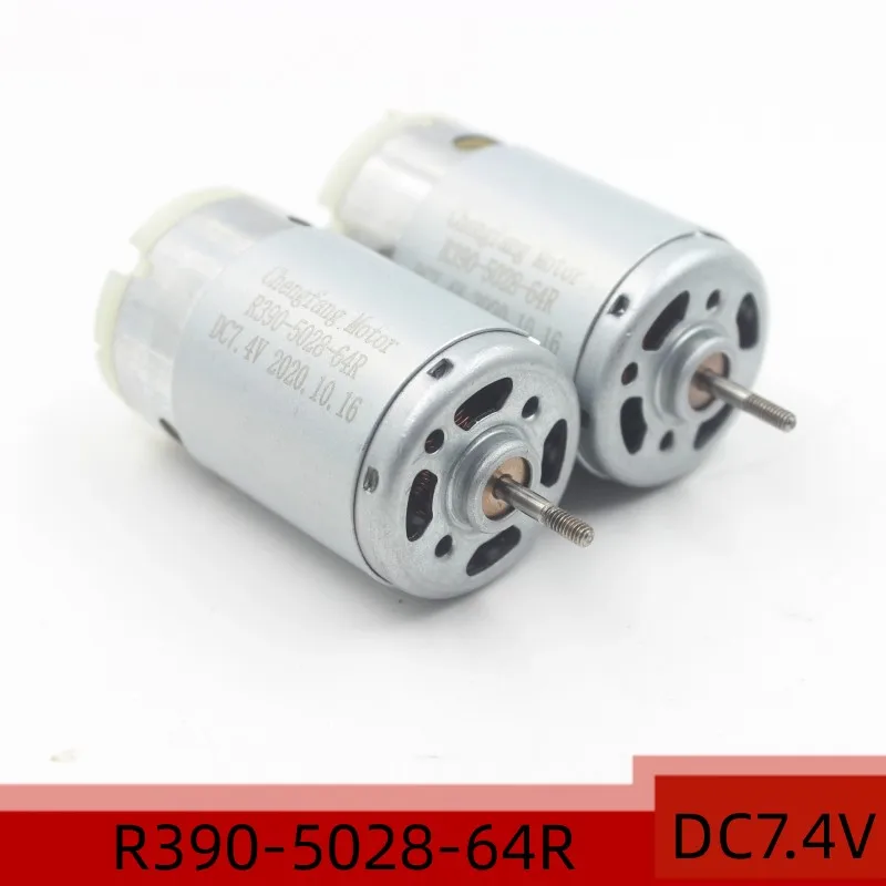 R390-5028-64 Relectric Cleaning Brush Motor DC7.4v Hand-held Juicer Screw Shaft Motor Micro DC Electric Accessories