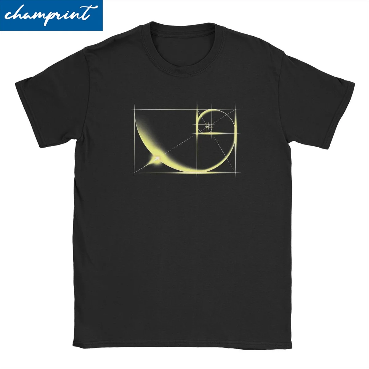 Men Women's Fibonacci Sequence Golden Ratio T Shirts Math Technical Geek 100% Cotton Tops Round Neck Tee Shirt 4XL 5XL T-Shirts