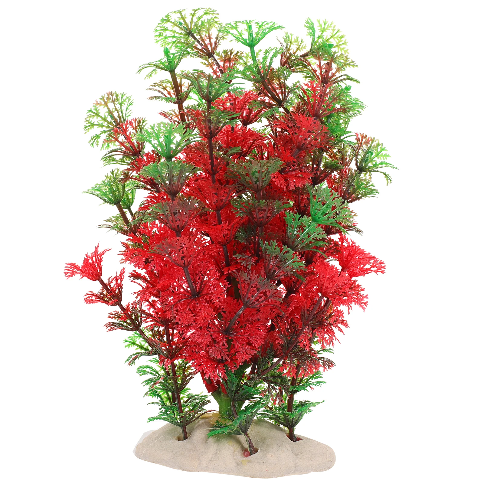 

Desktop Aquarium Plant Small Fish Tank Decor Compact Fake Plant For Home Office Decoration Household Aquarium Accessory