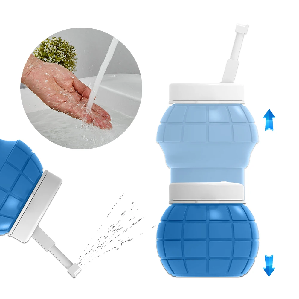 

Складное биде-спрей, складное дорожное биде для беременных женщин, детское очищающее средство для мытья воды, бутылочка для мытья, гигиена, насадка для унитаза