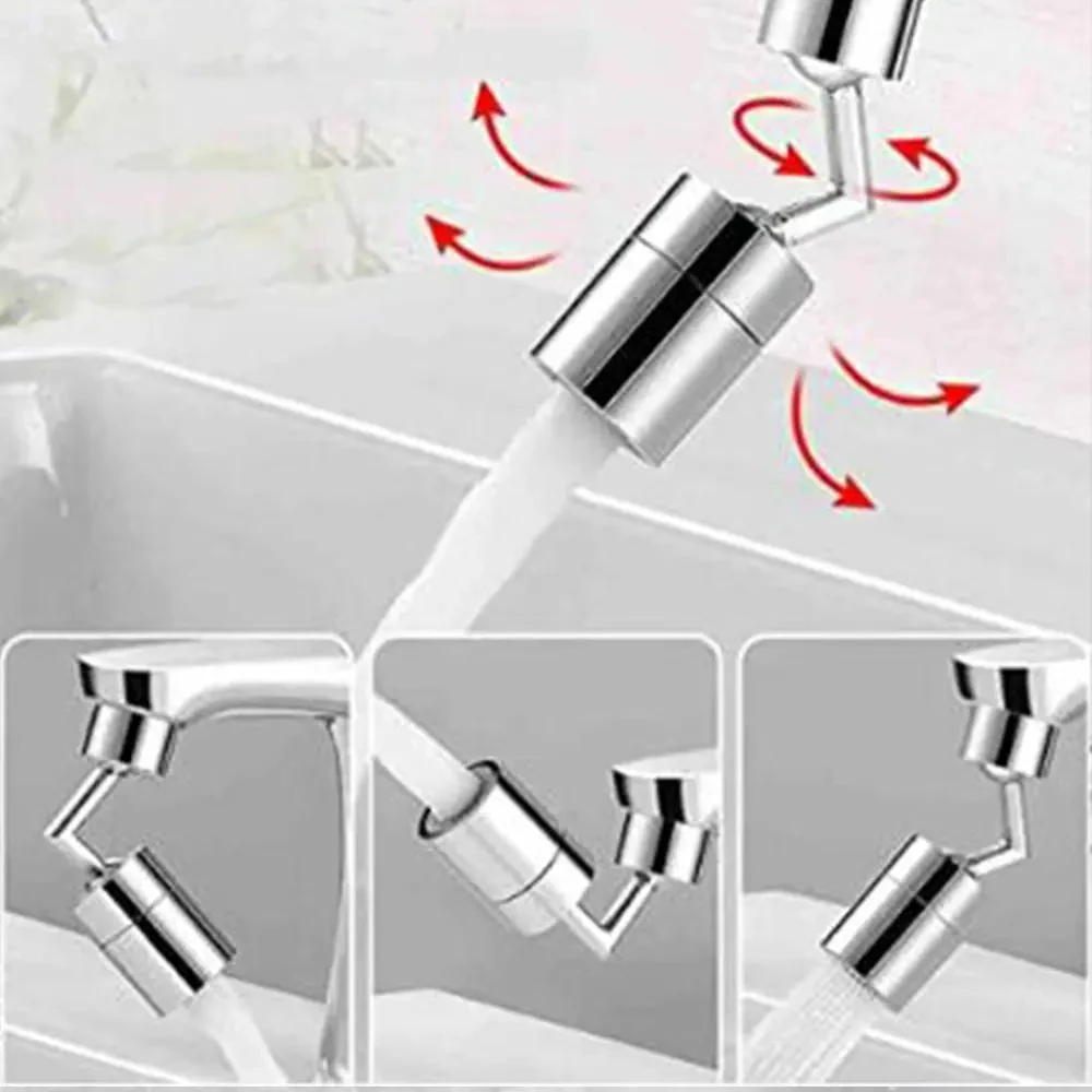 Universal ABS Splash Filter Faucet 720° Rotate Water Outlet Faucet Innovative Universal Splash Filter Faucet Rotate Water