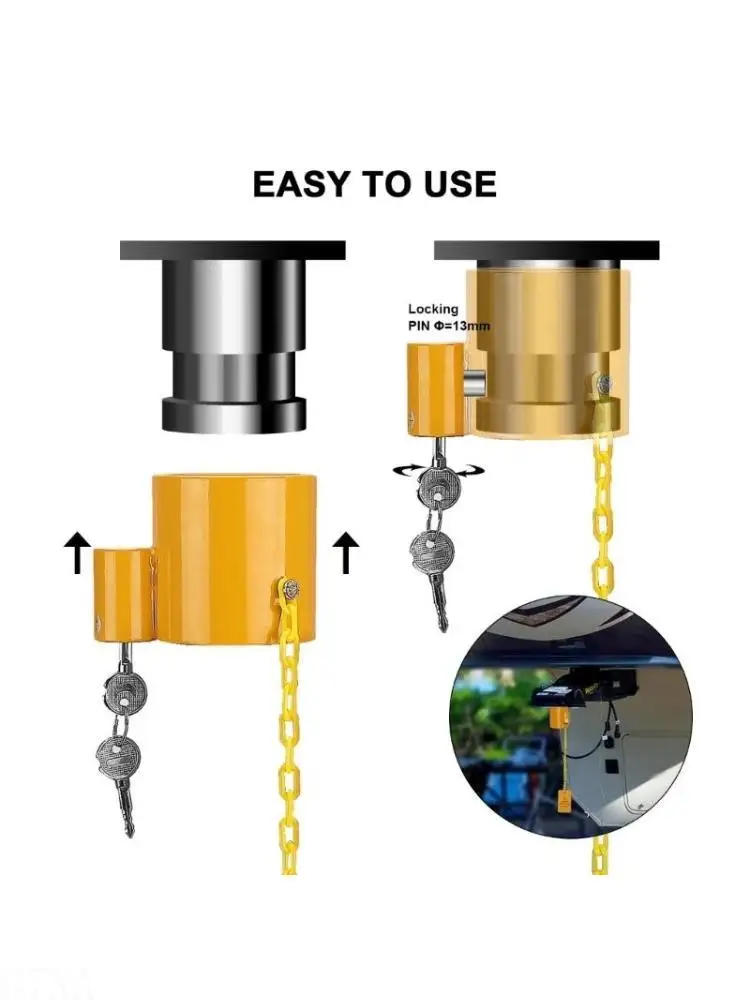 G7NA Anti-theft Lock 5th Wheel King Pins Lock Stainless Steel Trailers King Pins Lock