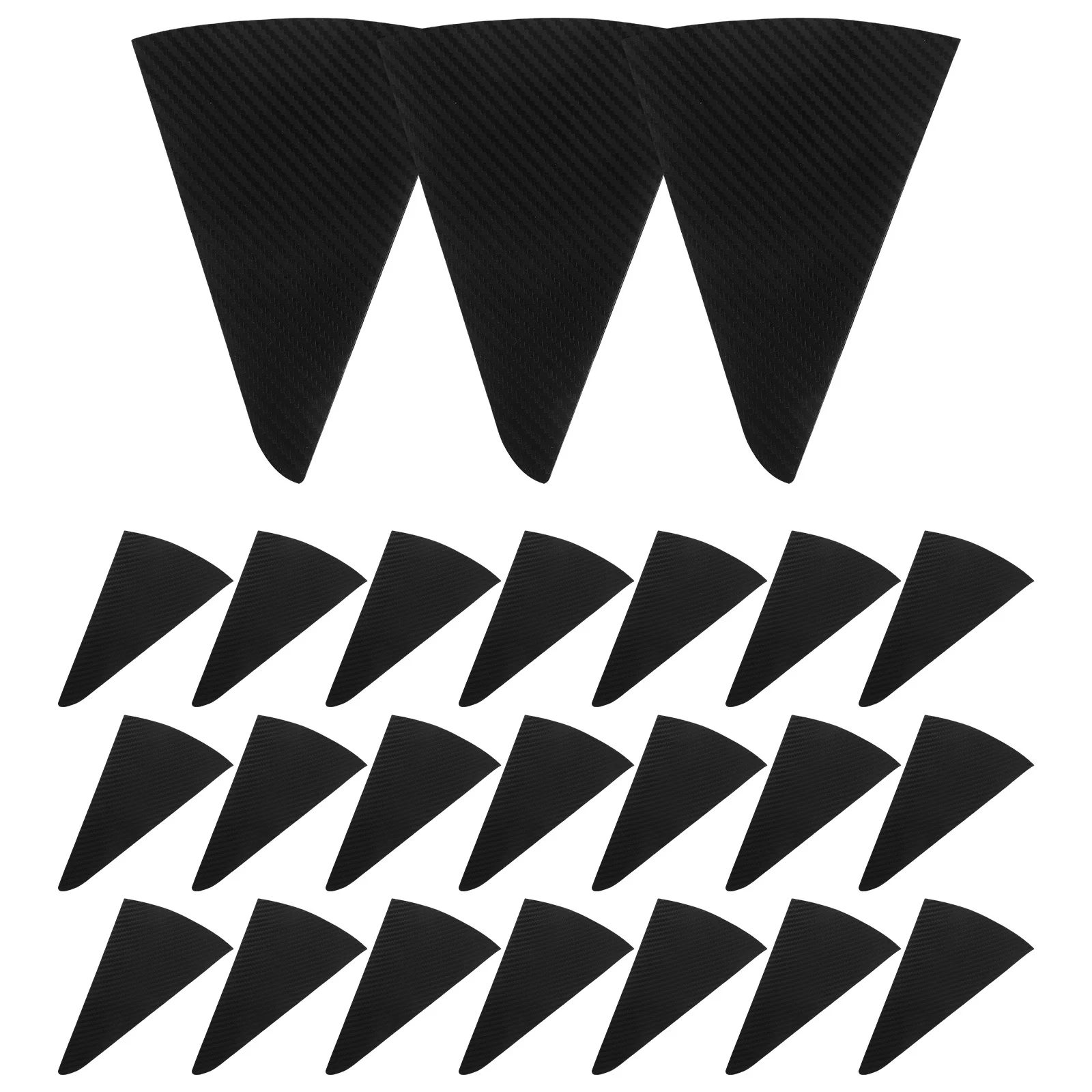 

29pcs Wheel Hub Stickers Carbon Fiber Decal Scratch Protection Durable Rim Decoration Car Exterior Accessories