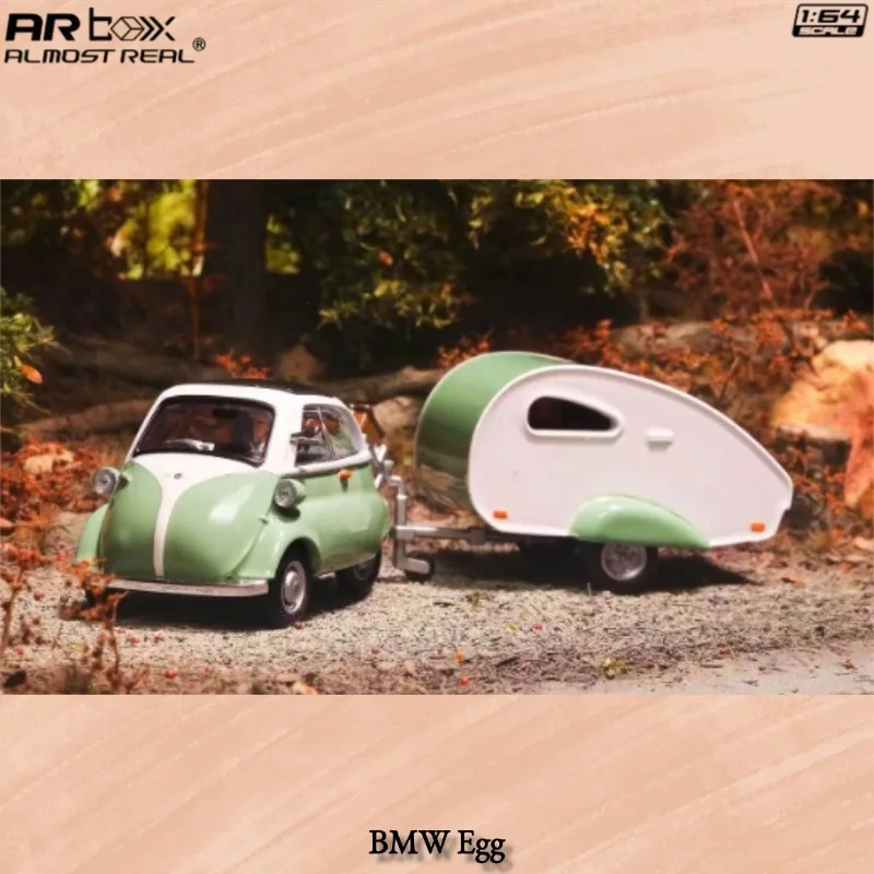 arボックス新製品：bmw純正イセッタ-bmwエッグキャンパーバン-エディション-1-64-メタルダイキャストカーモデル、ギフト、コレクターズアイテム。
