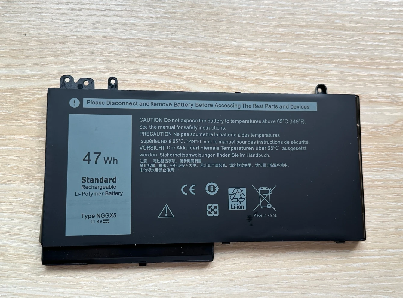 New NGGX5 Battery For Dell Latitude E5270 E5470 E5570 JY8D6 E5550 954DF 0JY8D6