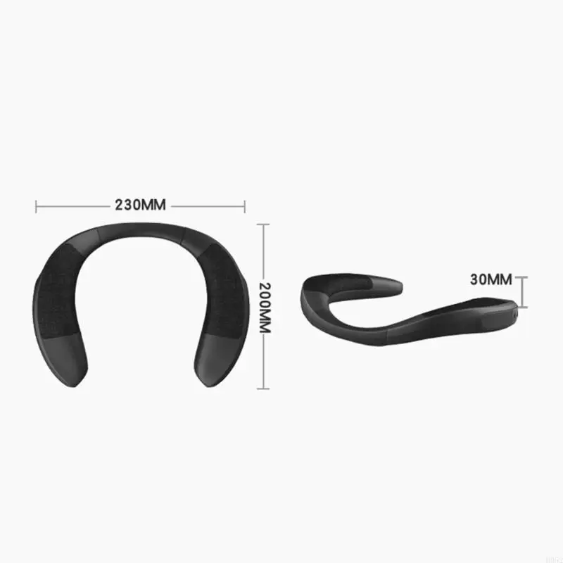 

H052 Wireless Neckband Speaker 3D Stereoes Sound 12 Hours Play Time Low Latency for Gaming Quick Type C Charging