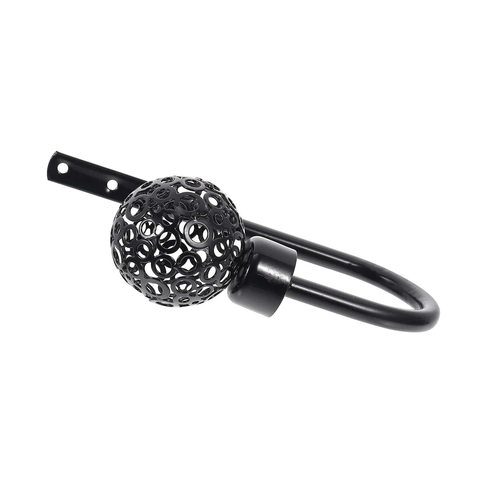 حوامل الستائر على شكل حرف U مثبتة على الحائط ومضادة للصدأ وشكل إبداعي أفضل خيار لديكور المنزل وخطاف الستائر وربط الستائر