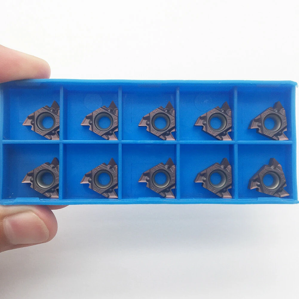 Upgrade Your Tooling Arsenal with 10pcs 16IR AG60 1125 Lathe Threading Inserts, Achieve Consistent and Precise Results