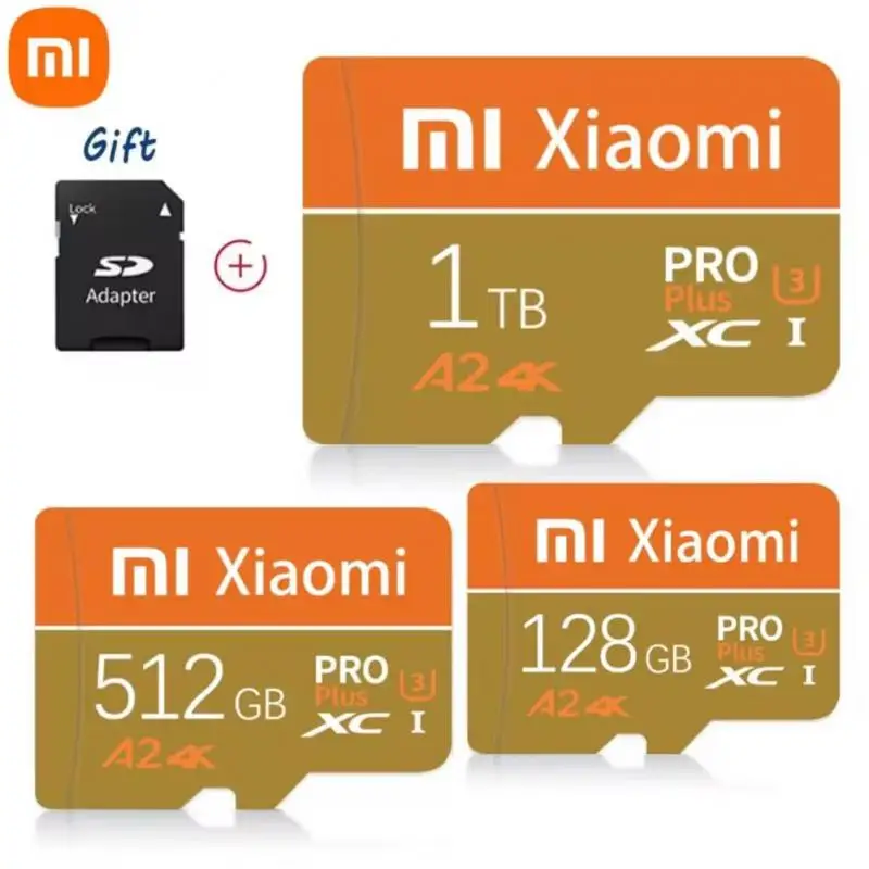 SD-карта XIAOMI, 128 ГБ, 256 ГБ, 512 ГБ