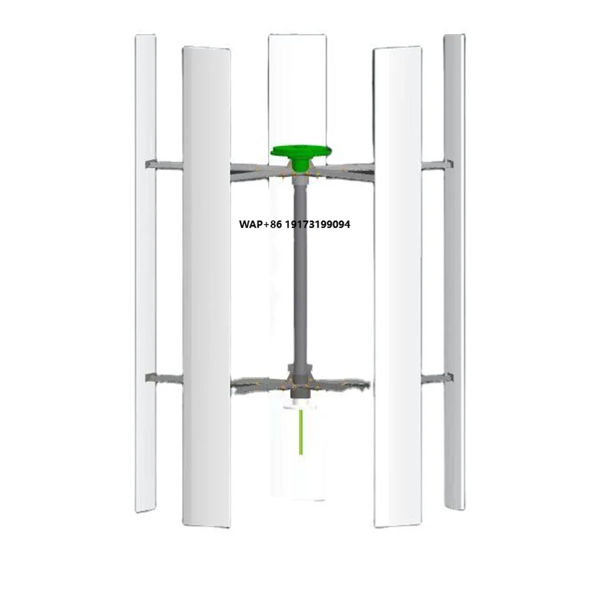 Turbina aerogeneradora tipo H de 5KW vertical de 5000W con producto duradero de ventajas de imán permanente