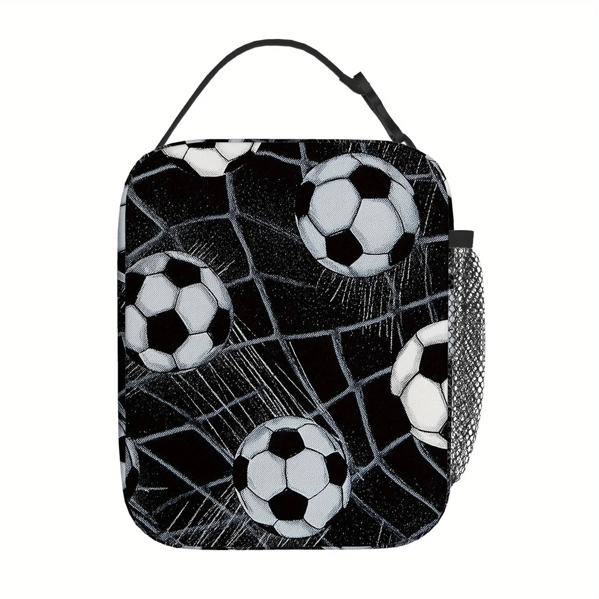 1pc a Thermal Bag Featuring a Soccer Ball Net Design, Designed for Insulation. It Is Not Intended for Food Contact And Is Suitab