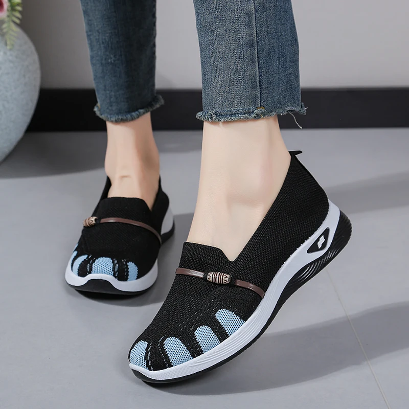 Zapatillas Casuales de Verano 2026 para Mujer, Ultraligeras con Plantilla Suave de EVA, Zapatos de Trabajo Transpirables y Cómodos para Caminar a Diario
