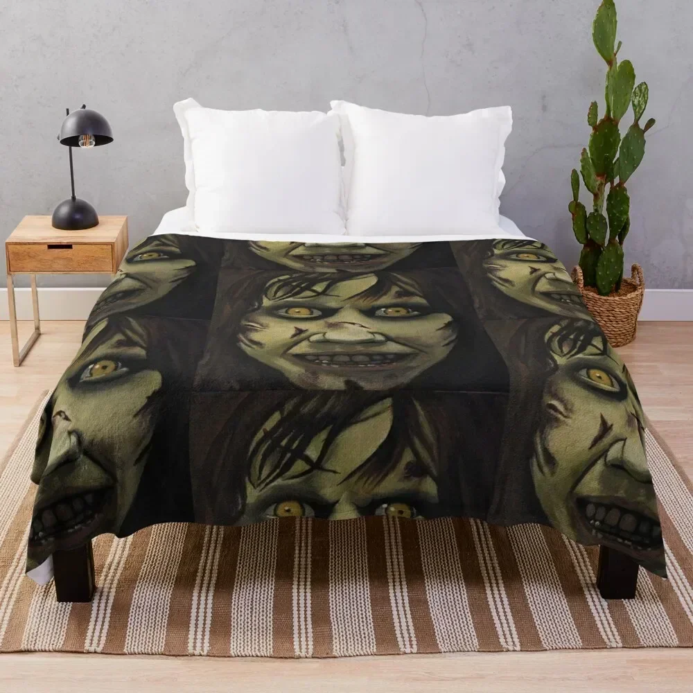 

Regan The Exorcist Throw Blanket Flannel Fleece Soft Warm Throw Blanket