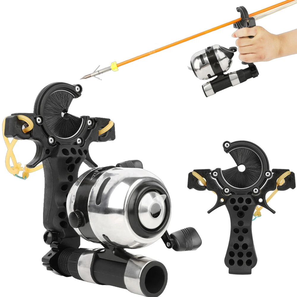 

Рыболовная катапульта для стрельбы из лука, рогатка, рыболовная катушка, комплект 2,8:1, стрельба по мишеням