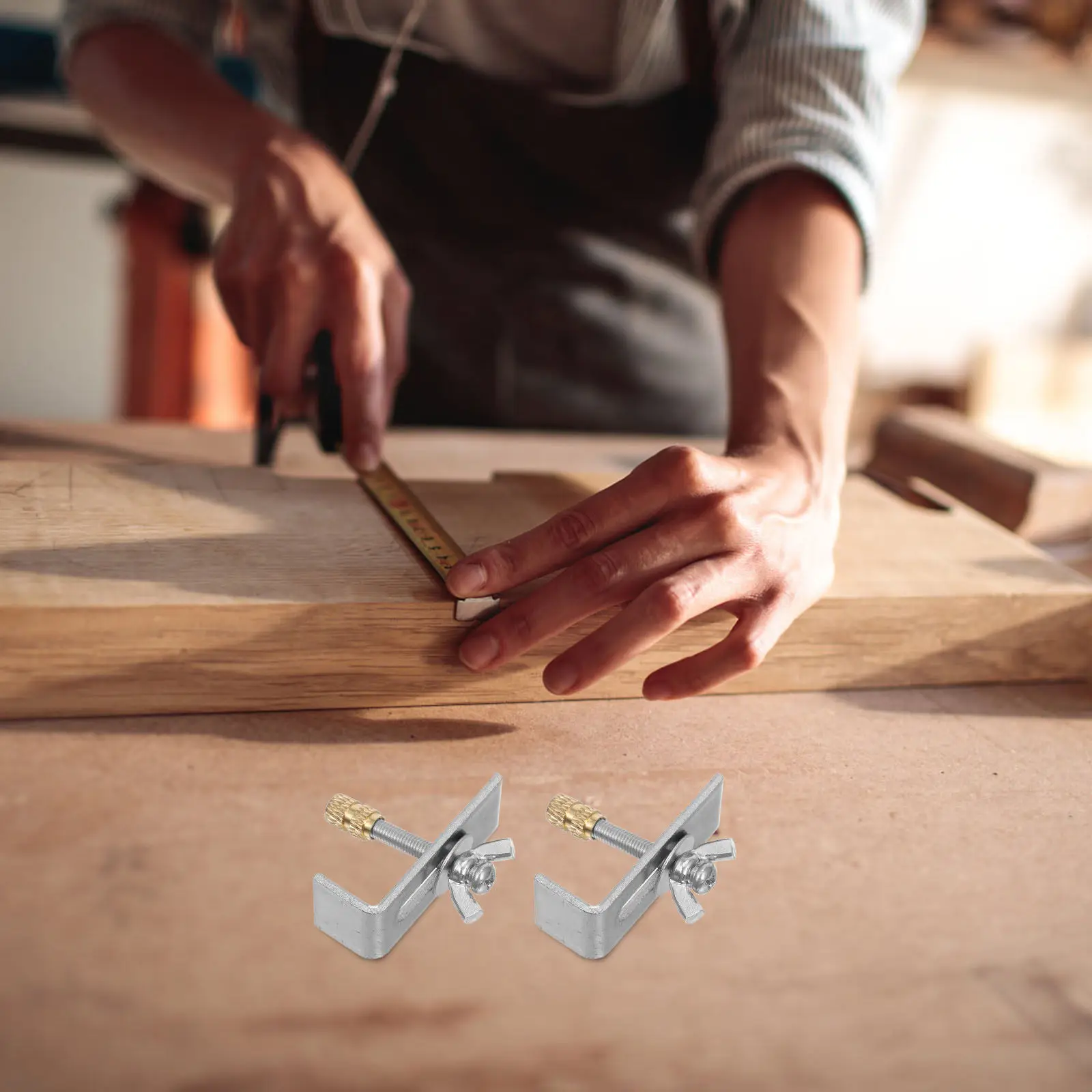 

Комплект кронштейнов для подстольной установки раковины, металлические зажимы из нержавеющей стали для монтажа на столешницу, простая установка и замена