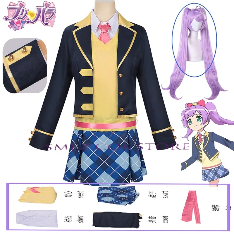 Super idol Manaka Laala Cosplay Anime 2026 Costume Woman JK Uniform Coat Skirt Prop Wig Set Halloween Party Play Fashion