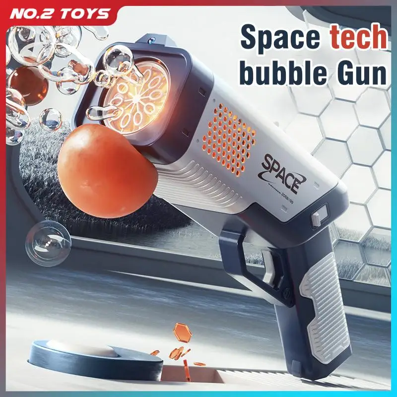 

Electric Soap Bubble Rifle Children's Hand-Held Rocket Automatic Gatlin Bubble Gun Machine Bubble Bathroom Outdoor Kids Toy Gift