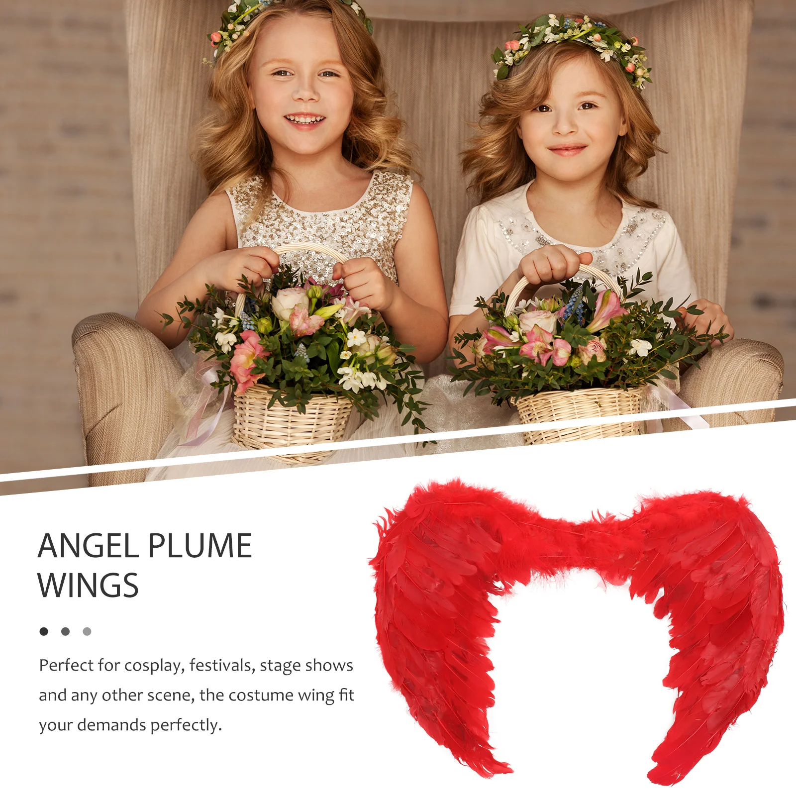 Costume de fée léger pour ailes d'ange, accessoire pour fête Cosplay, spectacle sur scène, accessoire d'aile pour femmes, événement de Festival