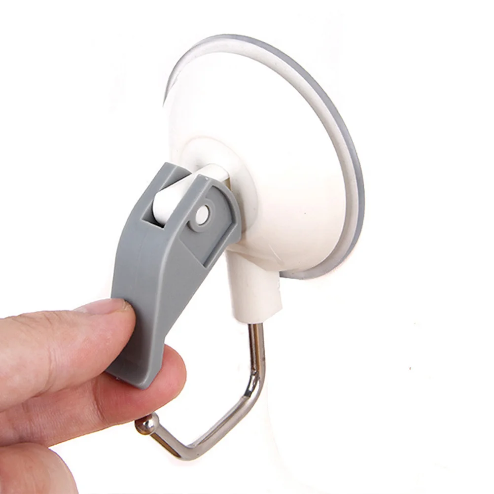 

Heavy Duty Vacuum Suction Cup Hooks Multi-Purpose ABS Strong Sealing Removable Hangers for Kitchen Bathroom Living Room Towels
