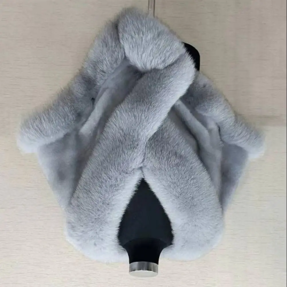 

Wedding Dress Cape Warm Poncho 2025 Thickened Warm Solid Fluffy Cape Coat Women Winter Faux Mink Fox Fur Shawl Dress Shawls