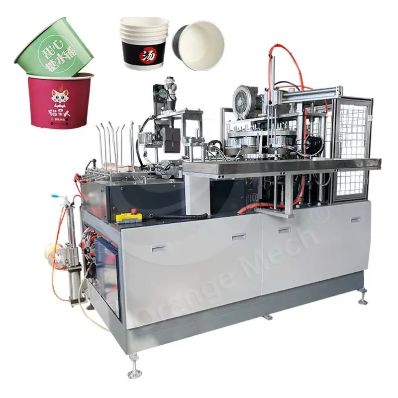 ORME Fully Automatic Kraft Takeaway Disposable Salad Rice Production Paper Cup And Bowl Make Hine