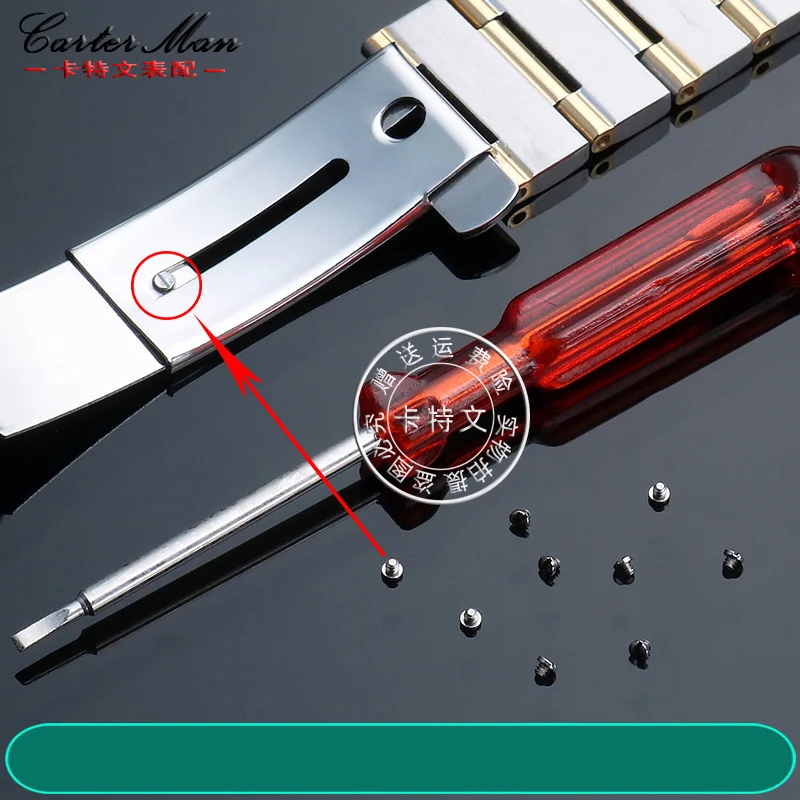 Watch Accessories Screws for Old Omega Constellation Watches Steel Strip Folding Buckle Screws Pulling Buckle Small Screw Access