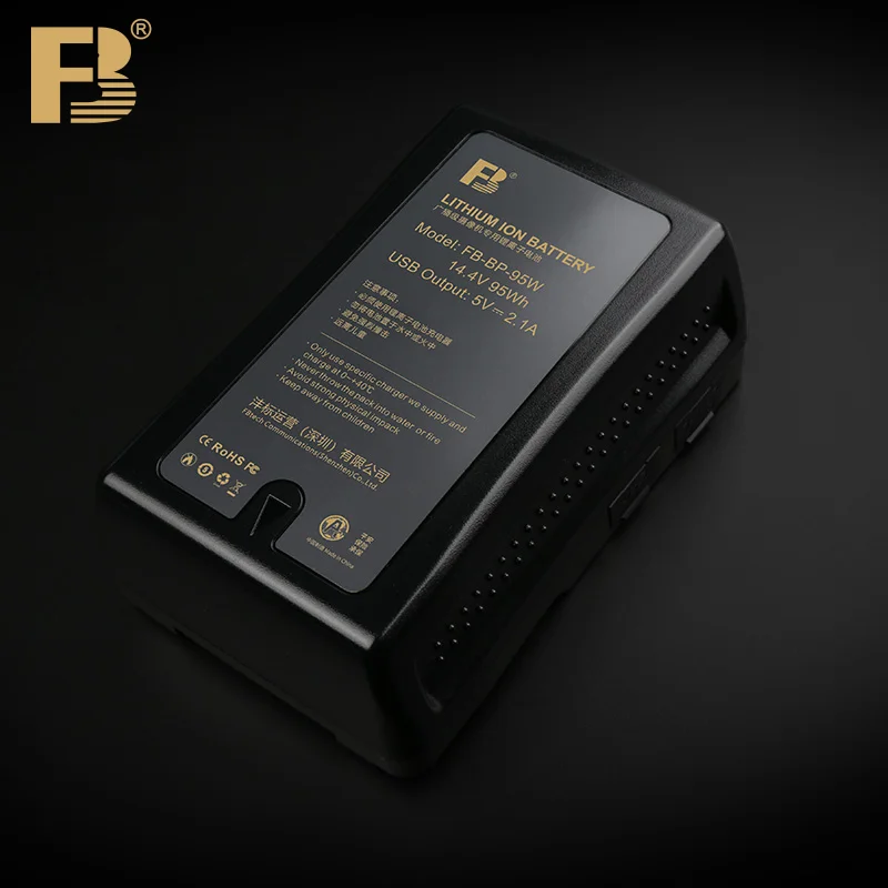 FB BP-95W V Mount Battery Rechargeable Lock Battery Broadcast Camcorder for Sony HDCAM XDCAM Digital Cinema Camera Series