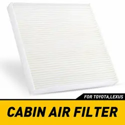 1x Air Conditioning A/C Cabin Air Filter For Toyota 87139-YZZ20 87139-YZZ08 EAA Fabric Durable Anti-corrosion Wear-resistent