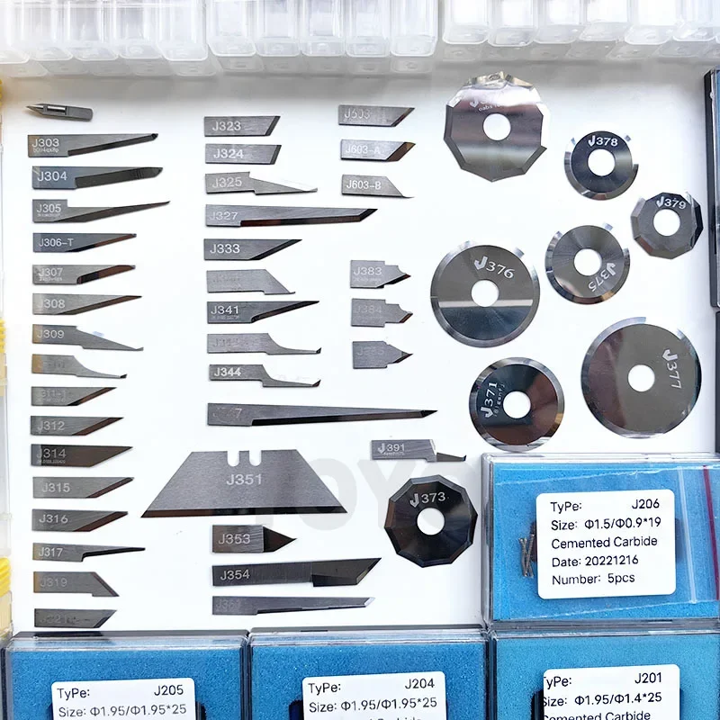 2PCS IECHO JWEI ZUND RZCUT AOKE Comelz Lamina Oscillating knife KT Board/EVA/PE/Foma/PVC/Film Two Side Edge Cutting Blade Longer