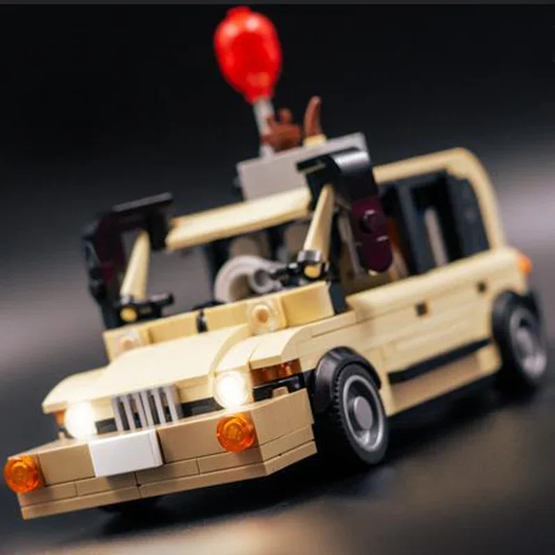 Moc ビルディングレンガシティカーモデルローバーヴィンテージカーテクノロジーモジュラーブロックホリデーギフトおもちゃ子供のための DIY セットアセンブリ