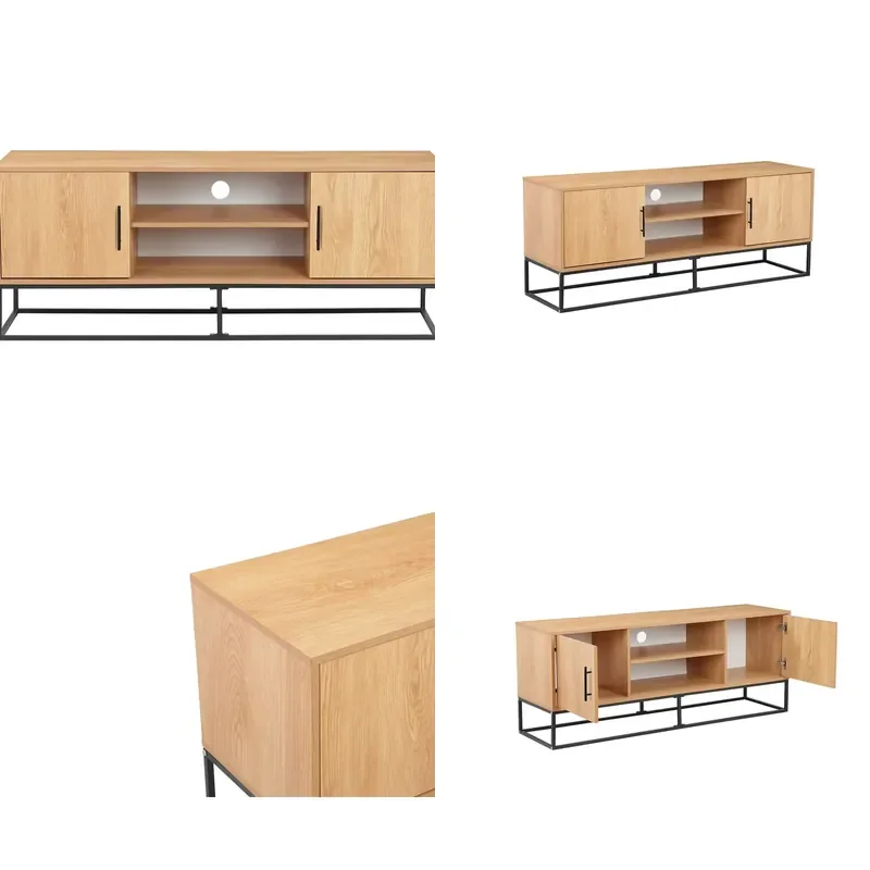 Wholesale Wooden TV Cabinet Console for Living Room Furniture Storage Stand Entertainment Center Home Decor