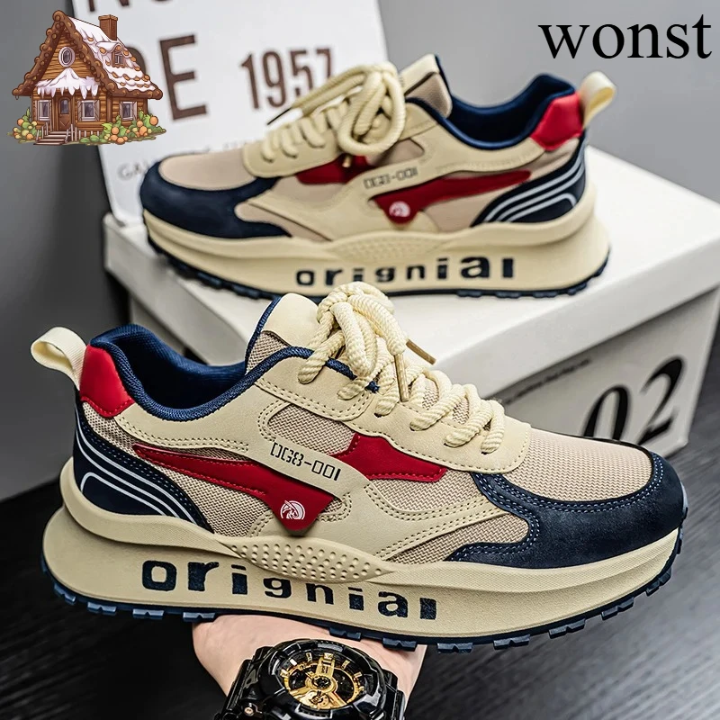 

2026 Winter Spring Men's New Outdoor Mesh Sports Shoes Breathable Comfortable Soft Sole Casual Shoes Men Women Cotton Shoes