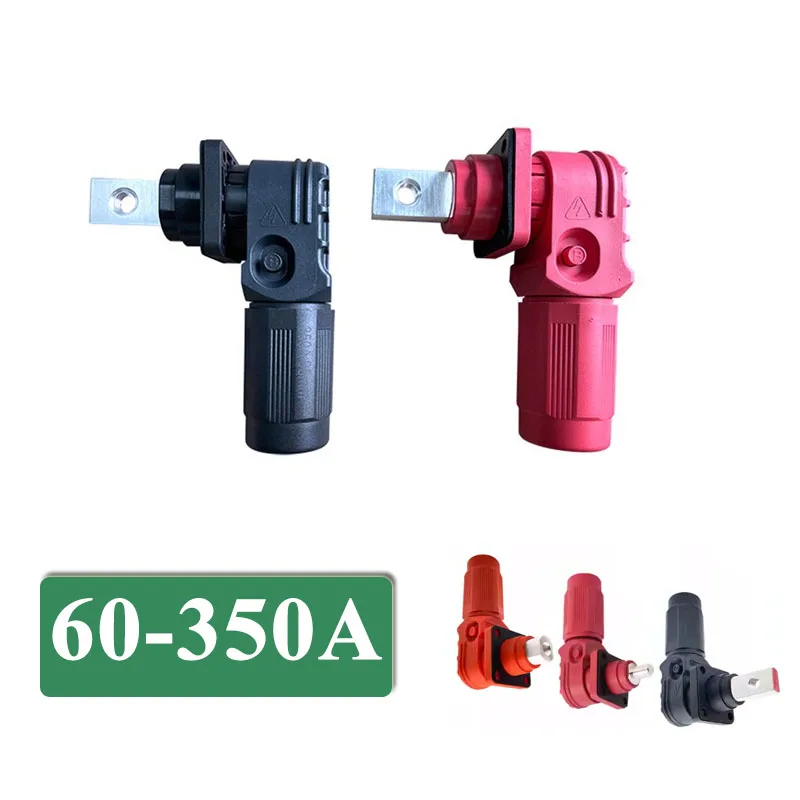 60A-350A Single Core Energy Storage Connector 200A 250A Energy Storage Plug Socket 350A High Current Wall Mounted Power Terminal