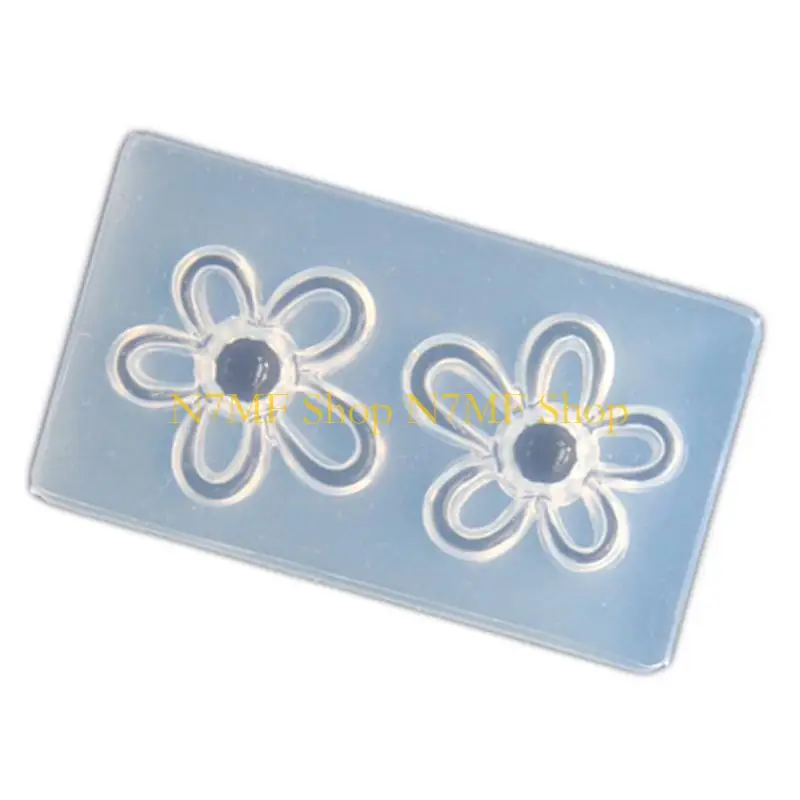 

N7MF Sturdy DIY Jewelry Flower Silicone Molds for Necklace Earring Designs Projects
