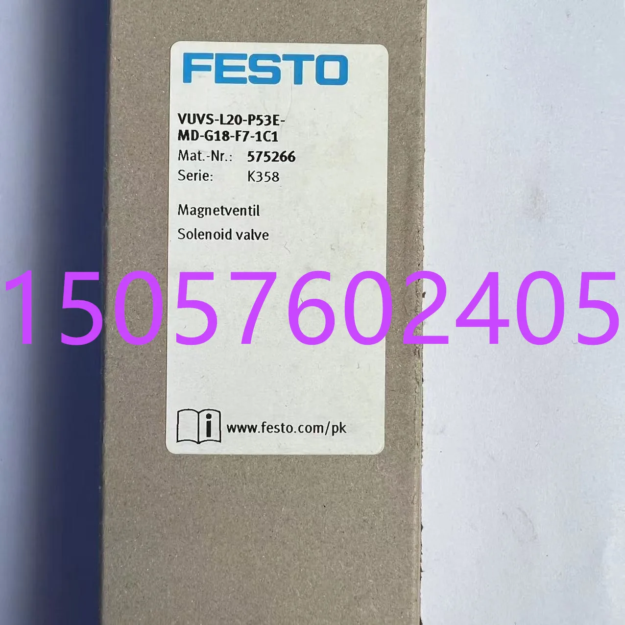 Festo VUVS-L20-M52-MZD-G18-F7-1C1 575680 575679