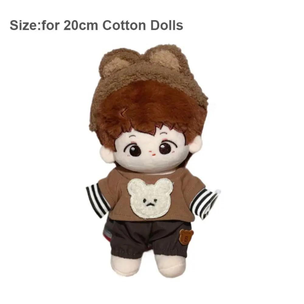 Fashion DIY 20cm Cotton Doll Clothes Cartoon Cute Doll Clothes Decoration Toy Gift Colorful Toy Accessories BJD Doll