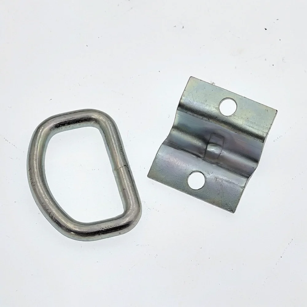 Stainless Steel D Ring Anchor For Cargo Fixing On Truck Trailer Camper Van Surface Mount Lashing Tie Down Hook Tool