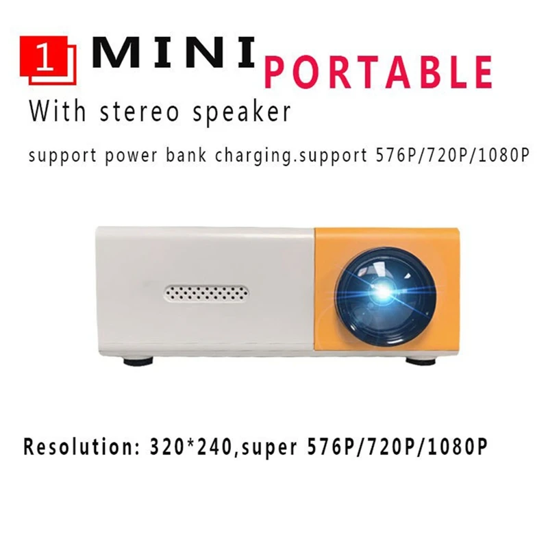 School Season Multi-Functional Classroom Mini Projector LED Mini Wireless 1080P HD Projector