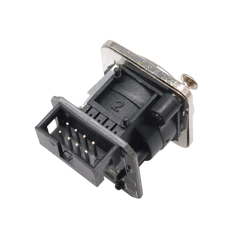 10Pcs D Type Connector RJ45 Panel Mount 8P8C Waterproof NE8FDP NE8FDE Network Connectors